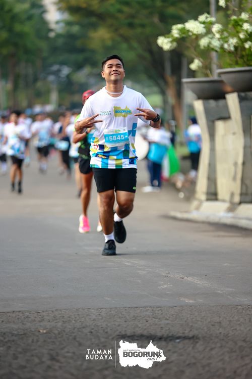 Race photo from Taman Budaya x BOGORUN 2025
