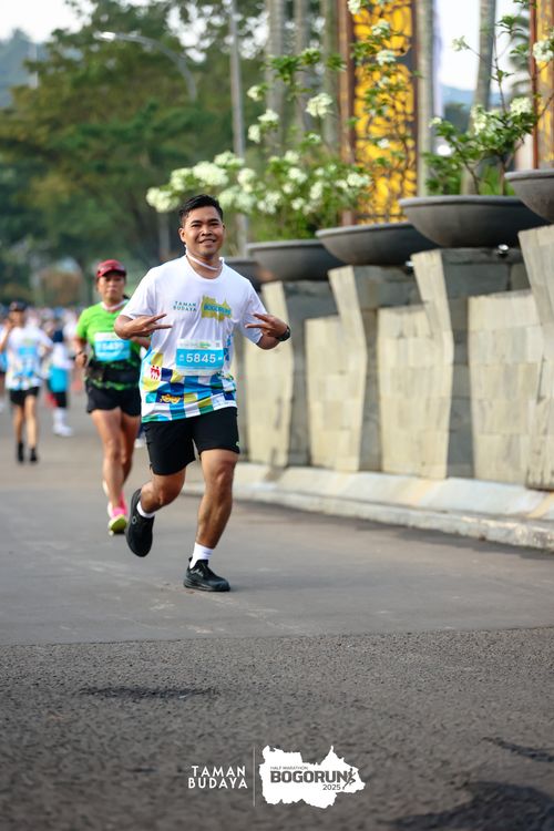 Race photo from Taman Budaya x BOGORUN 2025