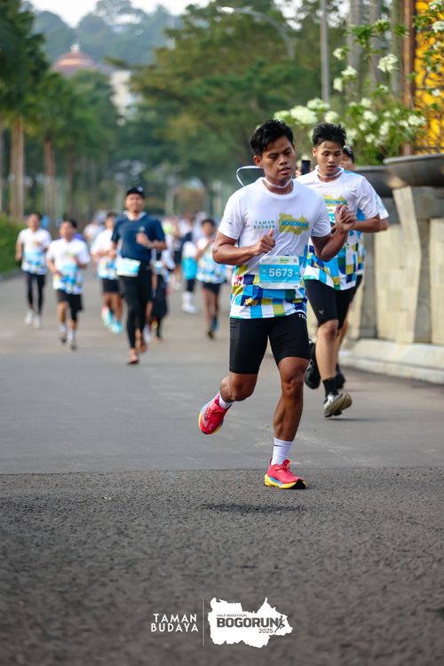 Race photo from Taman Budaya x BOGORUN 2025