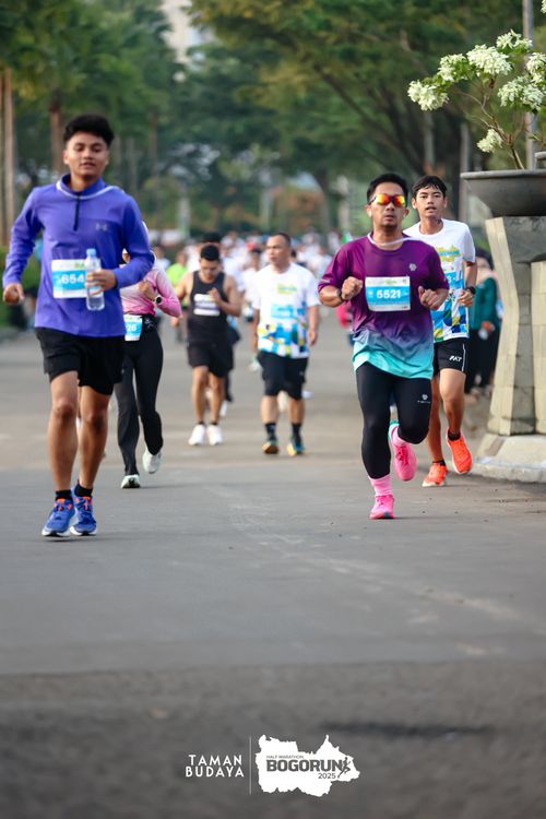 Race photo from Taman Budaya x BOGORUN 2025