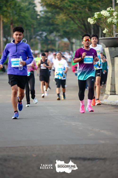 Race photo from Taman Budaya x BOGORUN 2025