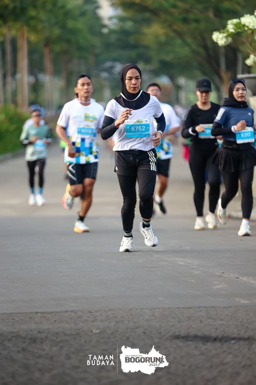 Race photo from Taman Budaya x BOGORUN 2025