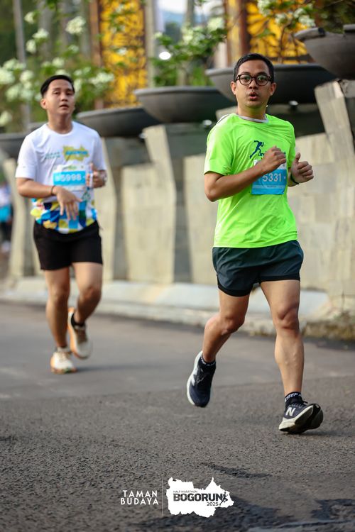 Race photo from Taman Budaya x BOGORUN 2025