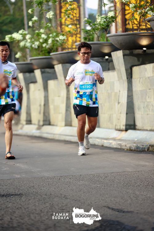 Race photo from Taman Budaya x BOGORUN 2025