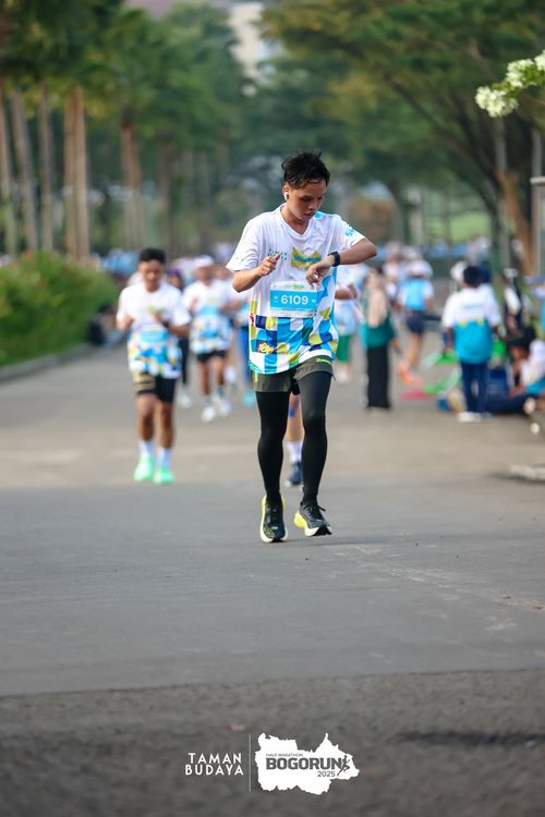 Race photo from Taman Budaya x BOGORUN 2025