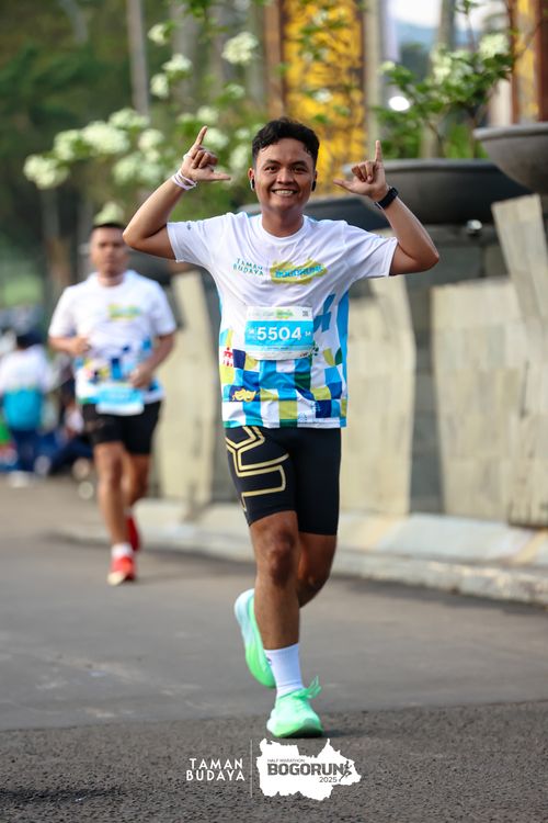 Race photo from Taman Budaya x BOGORUN 2025