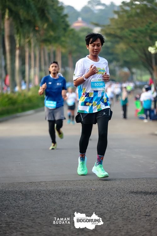 Race photo from Taman Budaya x BOGORUN 2025