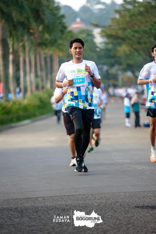 Race photo from Taman Budaya x BOGORUN 2025