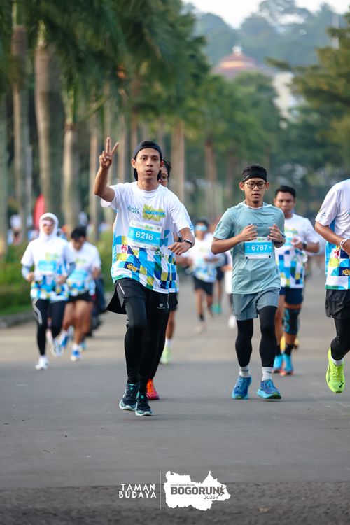 Race photo from Taman Budaya x BOGORUN 2025