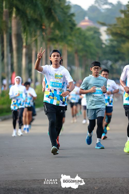 Race photo from Taman Budaya x BOGORUN 2025