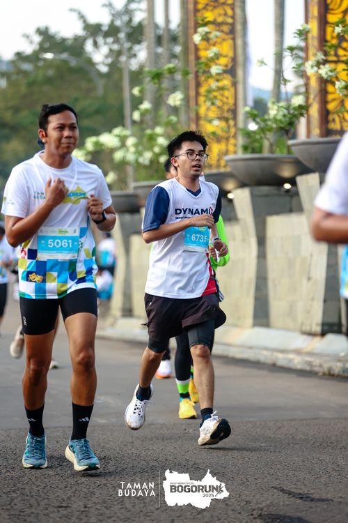 Race photo from Taman Budaya x BOGORUN 2025