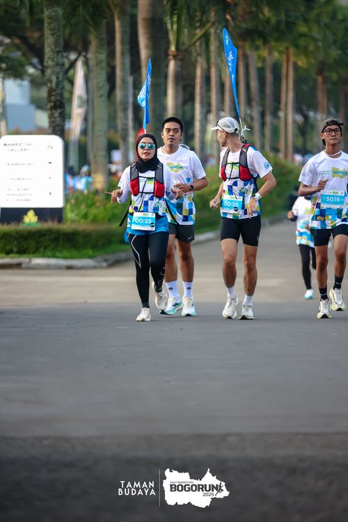 Race photo from Taman Budaya x BOGORUN 2025