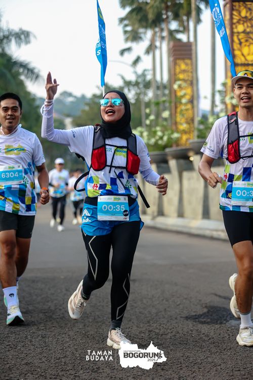 Race photo from Taman Budaya x BOGORUN 2025