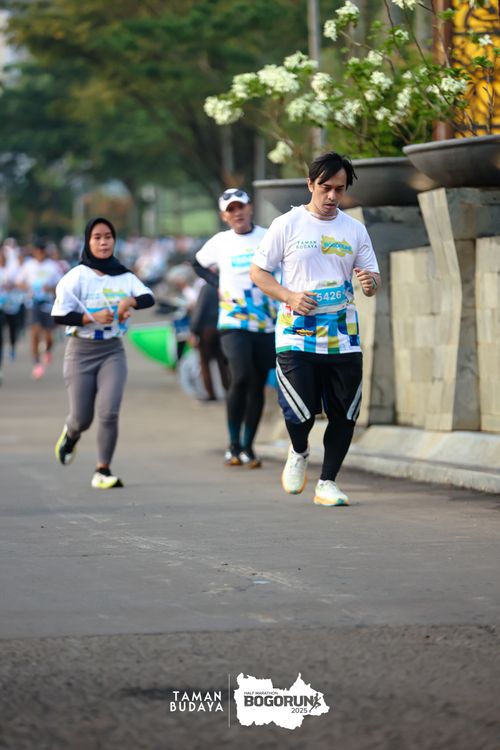 Race photo from Taman Budaya x BOGORUN 2025