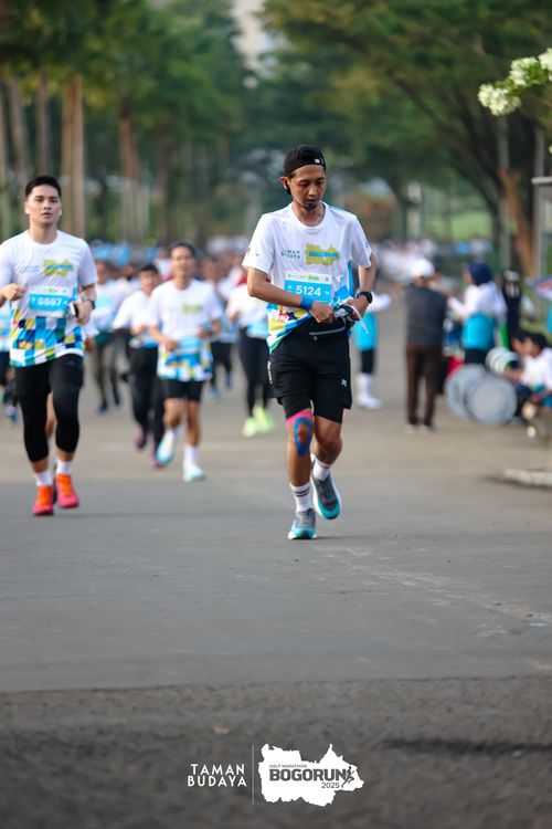 Race photo from Taman Budaya x BOGORUN 2025