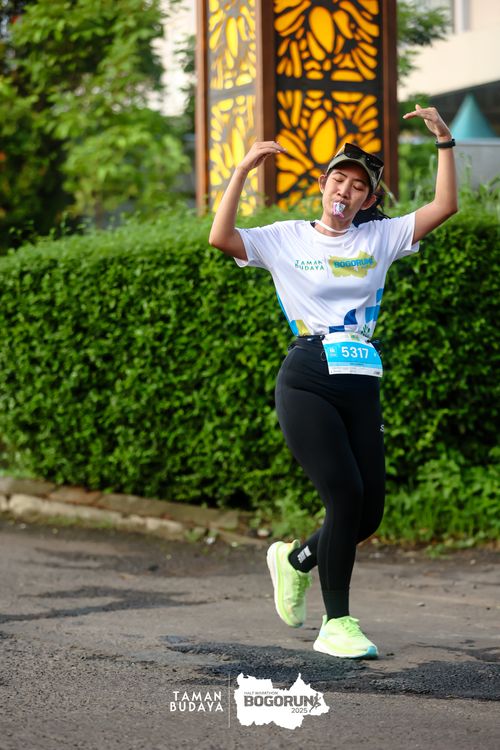 Race photo from Taman Budaya x BOGORUN 2025