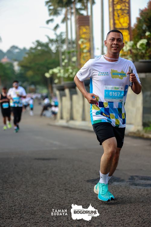 Race photo from Taman Budaya x BOGORUN 2025