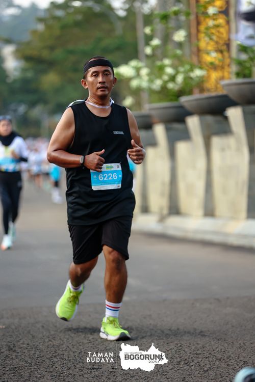 Race photo from Taman Budaya x BOGORUN 2025