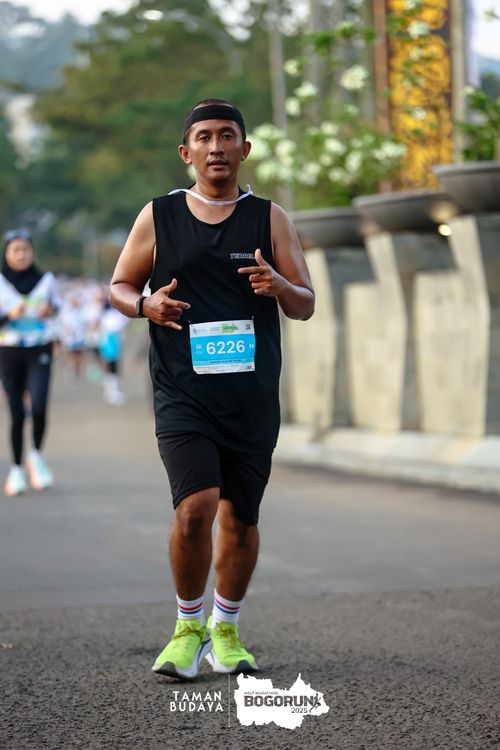 Race photo from Taman Budaya x BOGORUN 2025