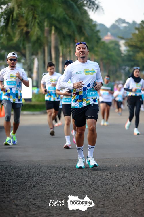 Race photo from Taman Budaya x BOGORUN 2025