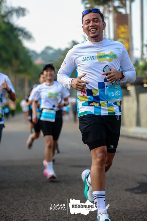 Race photo from Taman Budaya x BOGORUN 2025