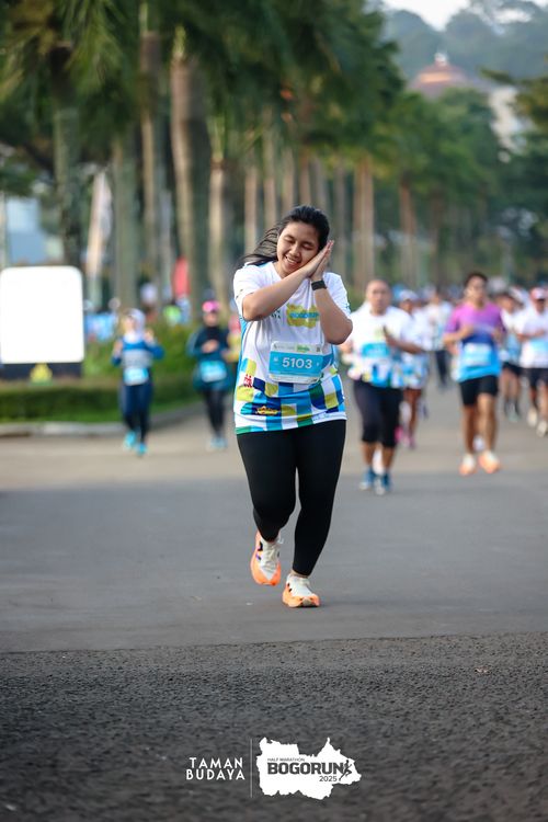 Race photo from Taman Budaya x BOGORUN 2025