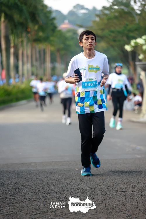 Race photo from Taman Budaya x BOGORUN 2025