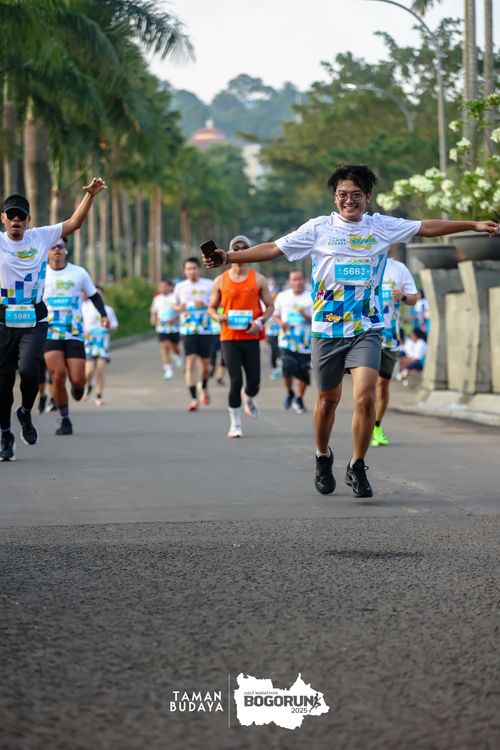 Race photo from Taman Budaya x BOGORUN 2025