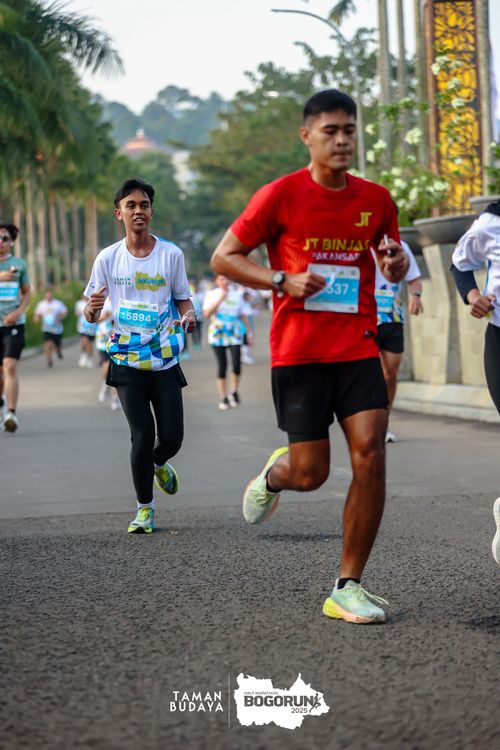 Race photo from Taman Budaya x BOGORUN 2025