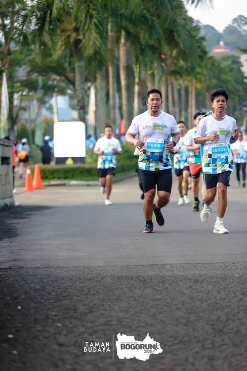 Race photo from Taman Budaya x BOGORUN 2025