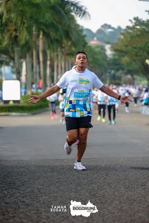 Race photo from Taman Budaya x BOGORUN 2025