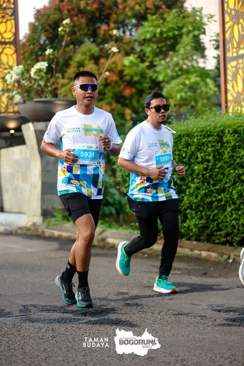 Race photo from Taman Budaya x BOGORUN 2025