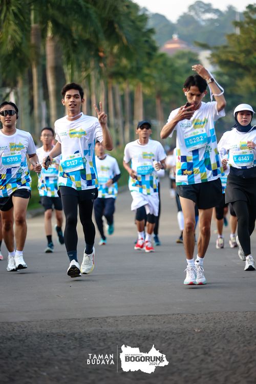 Race photo from Taman Budaya x BOGORUN 2025
