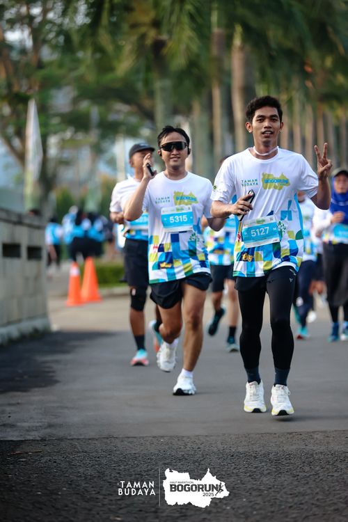 Race photo from Taman Budaya x BOGORUN 2025