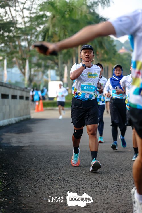 Race photo from Taman Budaya x BOGORUN 2025