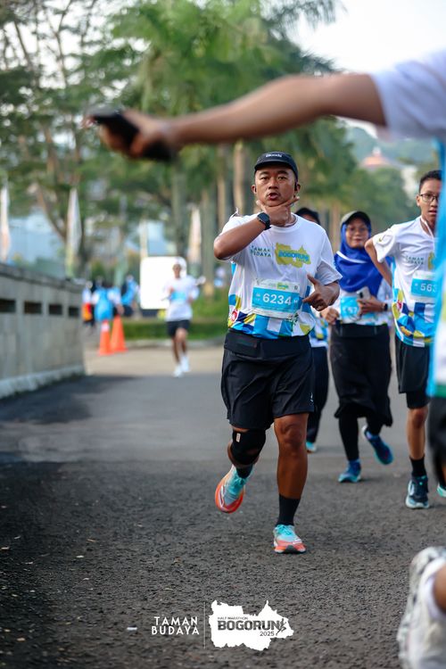 Race photo from Taman Budaya x BOGORUN 2025