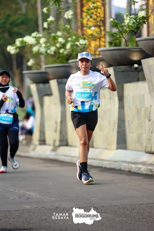 Race photo from Taman Budaya x BOGORUN 2025