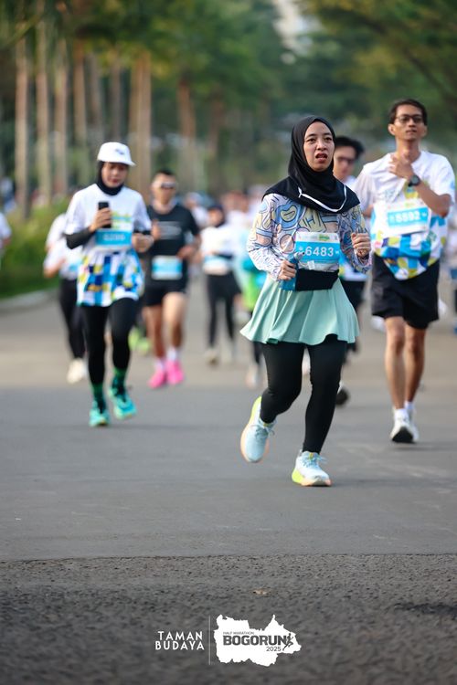 Race photo from Taman Budaya x BOGORUN 2025