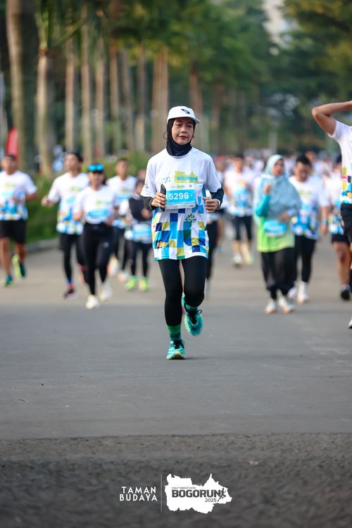Race photo from Taman Budaya x BOGORUN 2025