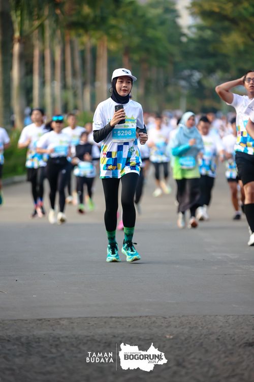 Race photo from Taman Budaya x BOGORUN 2025