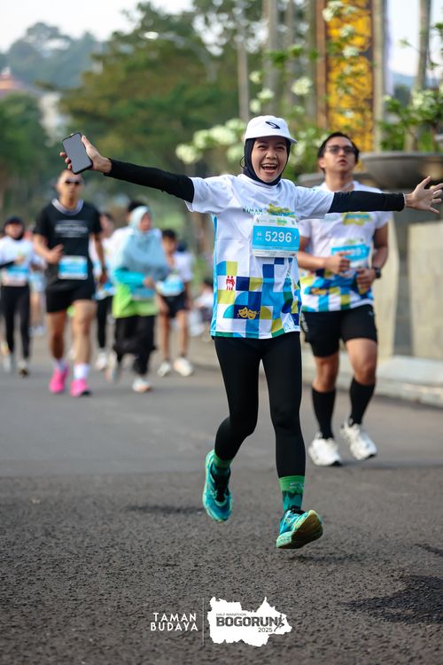Race photo from Taman Budaya x BOGORUN 2025