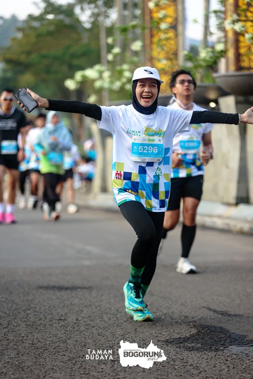 Race photo from Taman Budaya x BOGORUN 2025