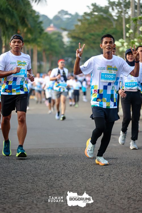 Race photo from Taman Budaya x BOGORUN 2025