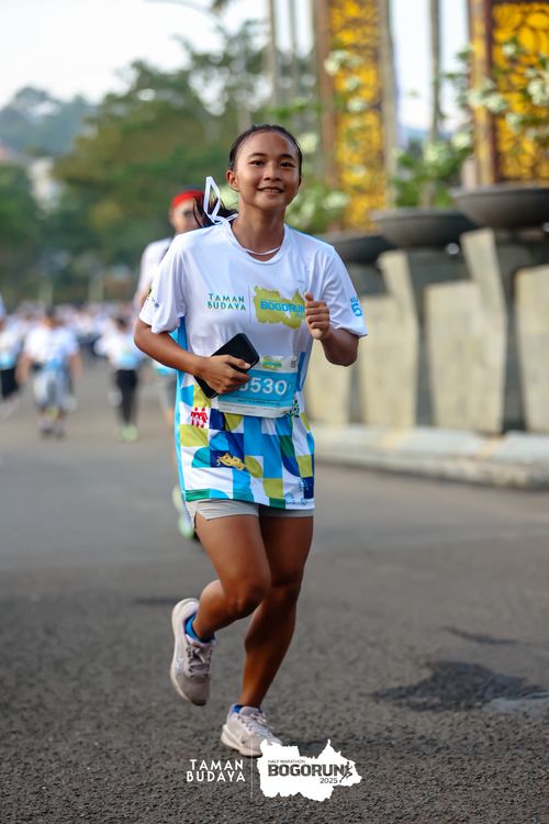 Race photo from Taman Budaya x BOGORUN 2025
