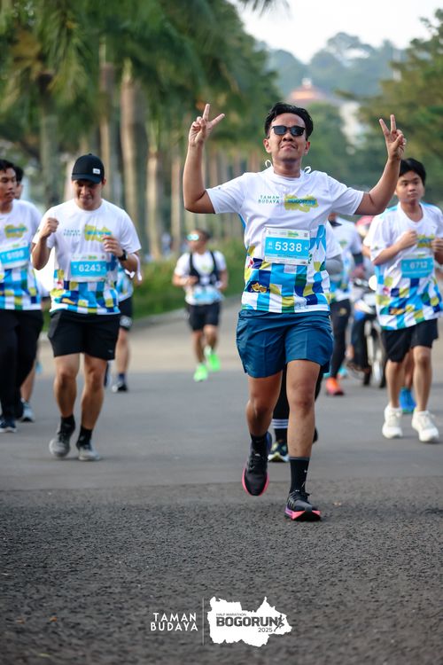 Race photo from Taman Budaya x BOGORUN 2025