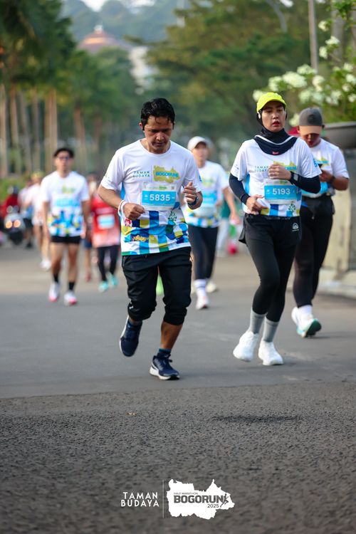 Race photo from Taman Budaya x BOGORUN 2025