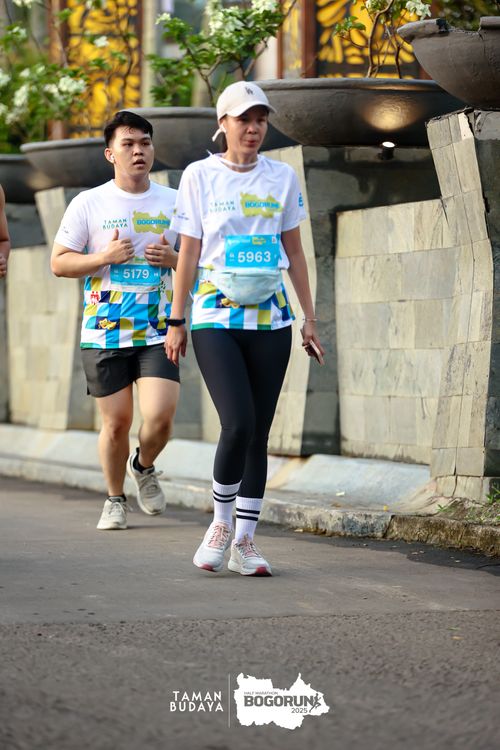 Race photo from Taman Budaya x BOGORUN 2025