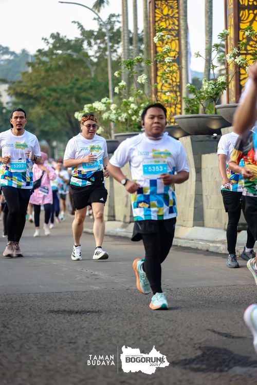 Race photo from Taman Budaya x BOGORUN 2025