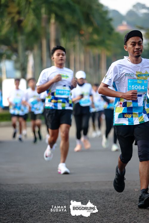 Race photo from Taman Budaya x BOGORUN 2025