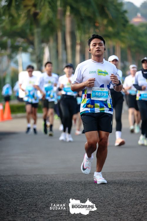 Race photo from Taman Budaya x BOGORUN 2025